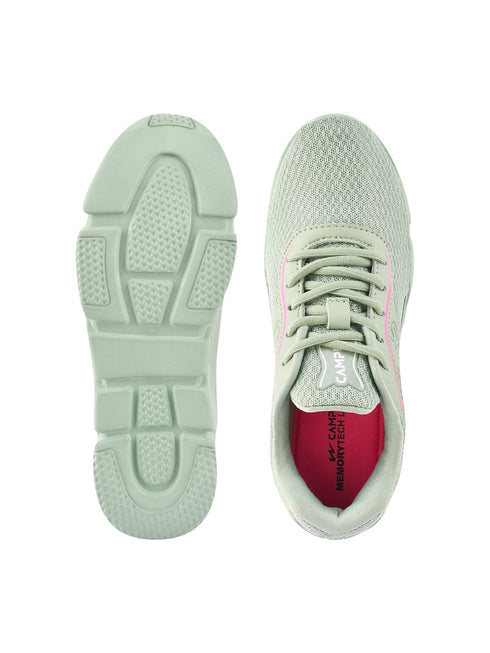 CAMP FLOR Green Women's Sneakers
